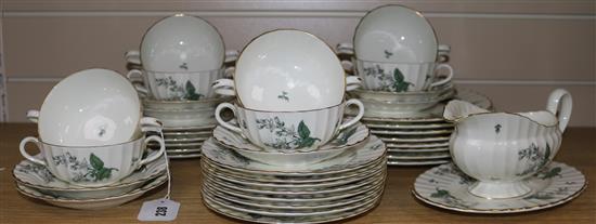 A Royal Worcester Valencia part dinner service